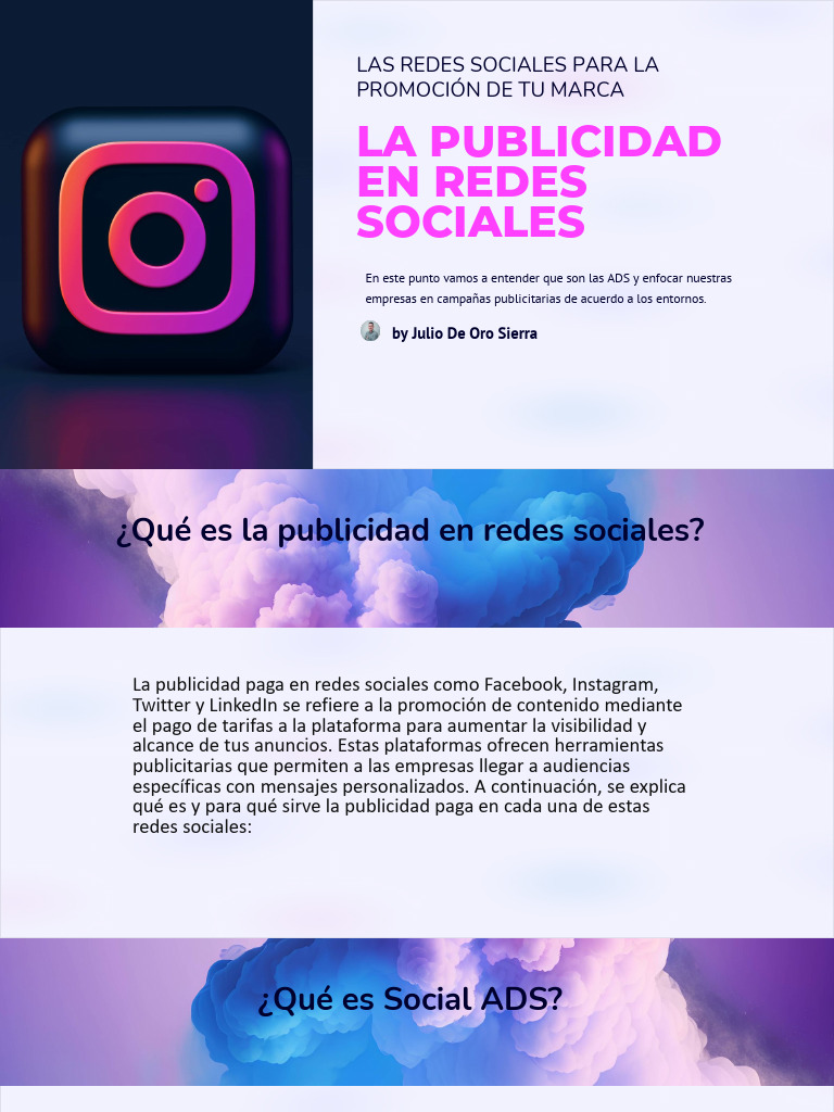 Las Redes Sociales para La Promocion de Tu Marca | PDF | Publicidad ...