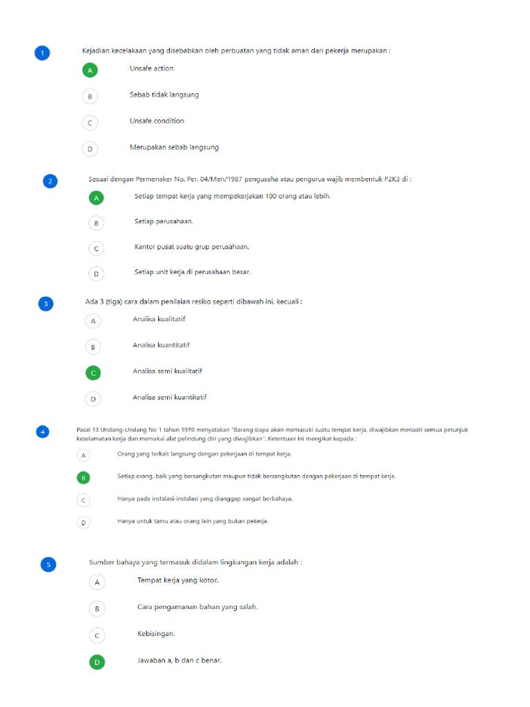 Referensi Soal Pilihan Ganda | PDF