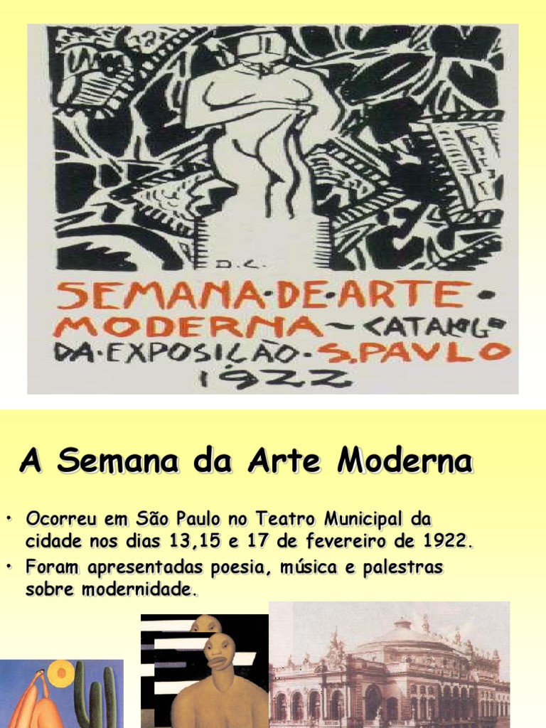 Semana da Arte Moderna: Contexto e Impacto | PDF | Movimentos ...