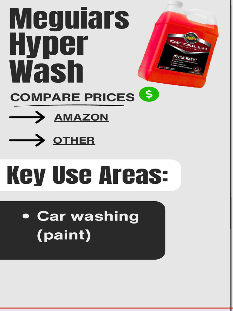 Meguiars Hyper Wash PDF