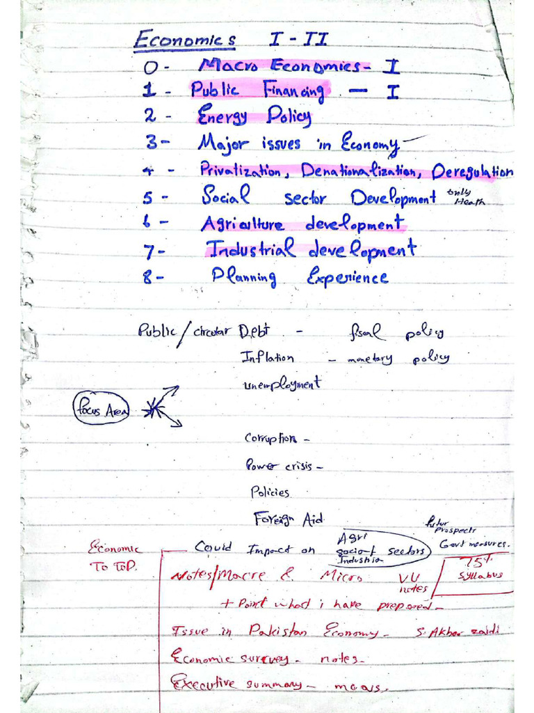 Economics Notes by Sir AQASH PART 2 | PDF