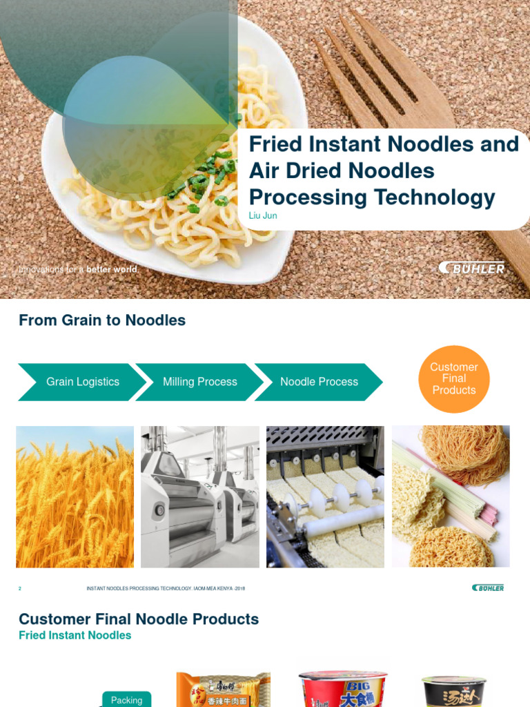 Instant Noodles Processing Technology | PDF | Starch | Flour