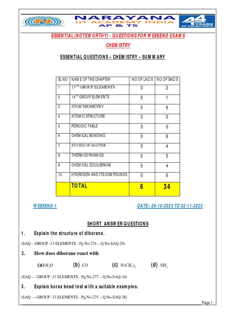 Essential Chemistry | Download Free PDF | Gases | Chemistry