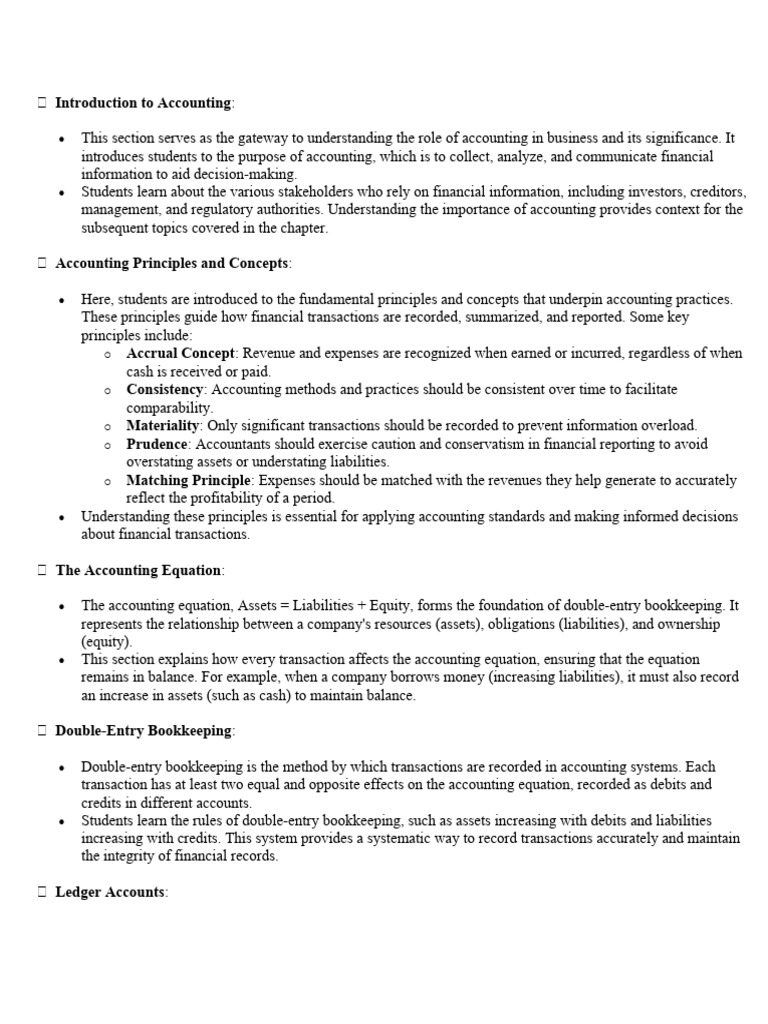 Introduction to Accounting Basics | PDF | Debits And Credits | Bookkeeping