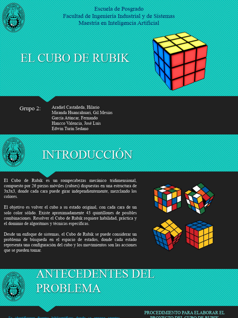 EL CUBO DE RUBIK - Versión 2 | PDF | Teoría de la complejidad ...