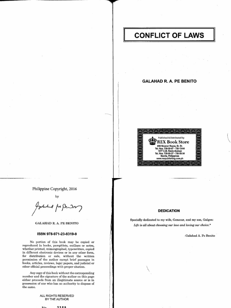 Legal Jurisdiction & Renvoi Theory | PDF