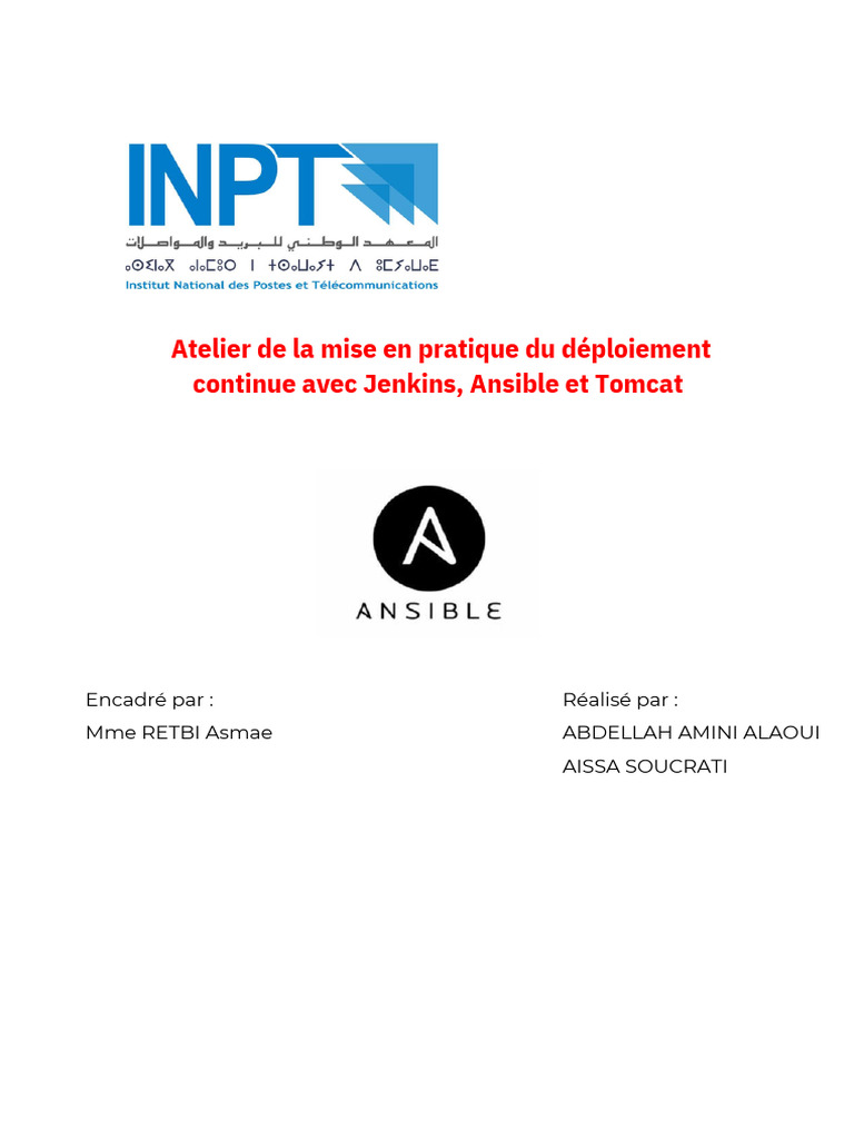 Déploiement continu avec Jenkins et Ansible | PDF | Enveloppe de ...