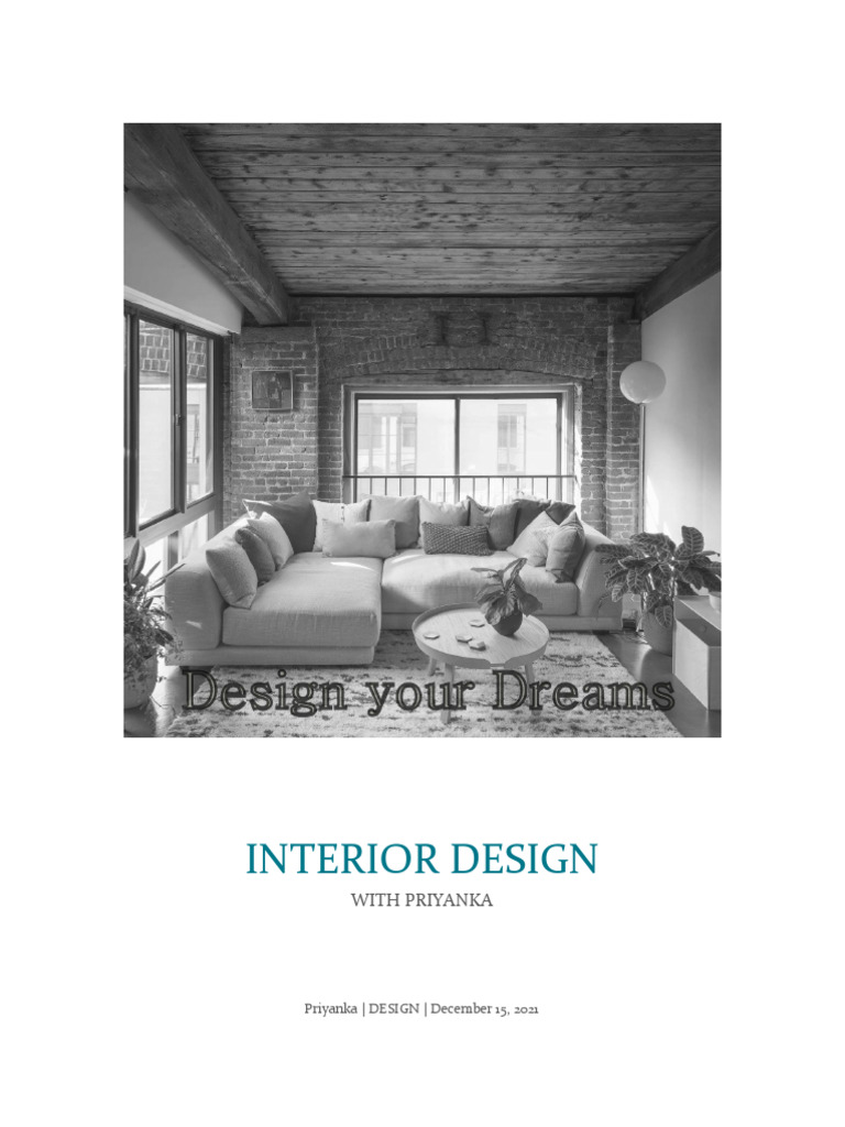 Interior Design Insights by Priyanka | PDF | Interior Design