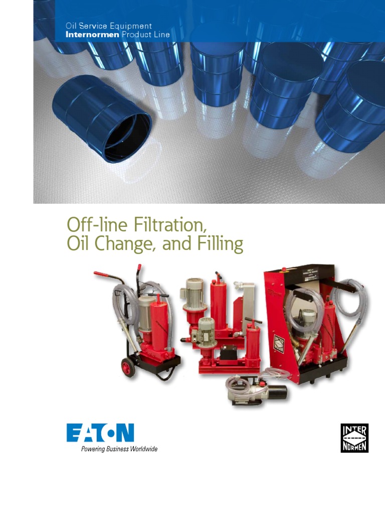 Eaton Internormen Filtration For Oil Service Equipment | PDF ...