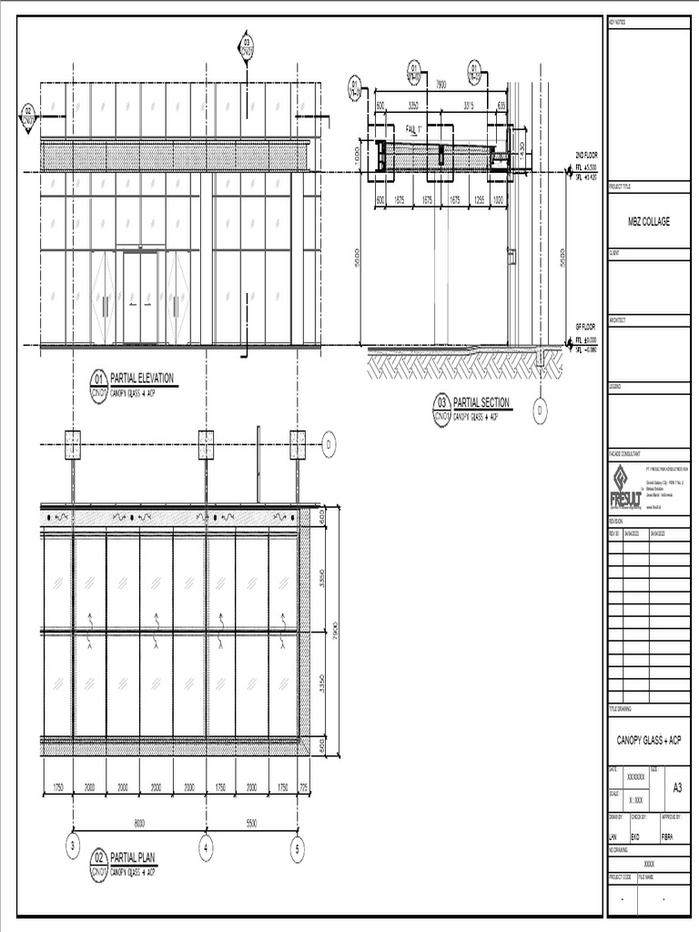 CN-01 Principle Drawing Canopy MBZ | PDF