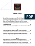 Table D'hote Menu Sample | PDF