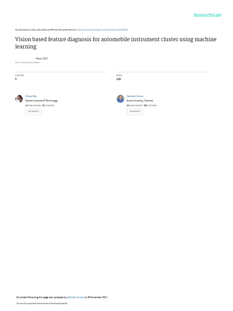 Vision Based Feature Diagnosis For Automobile Instrument Cluster Using ...