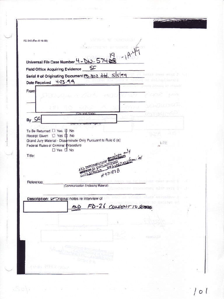 fbi0101-0201 | PDF