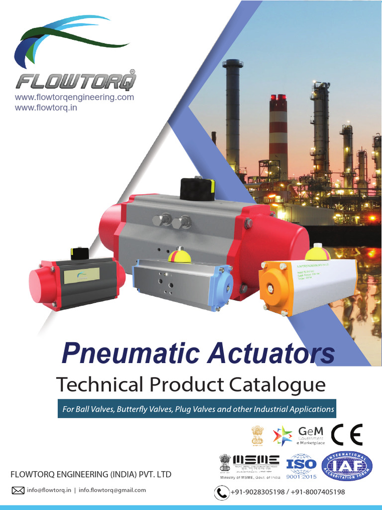Pneumatic Actuators Overview by Flowtorq | PDF | Actuator | Automation