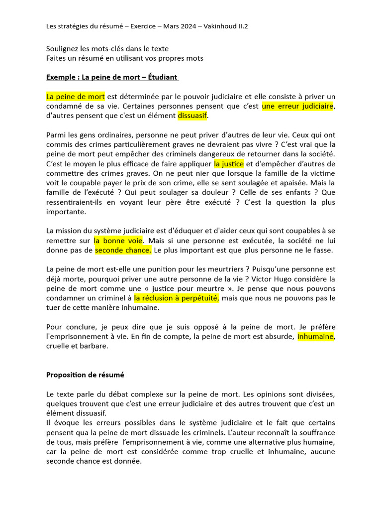 Arguments contre la peine de mort | PDF | Peine capitale ...
