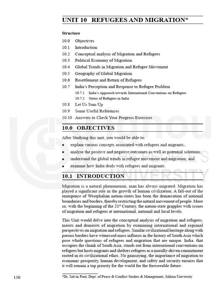 Migration And Refugee Crisis Pdf Human Migration Remittance