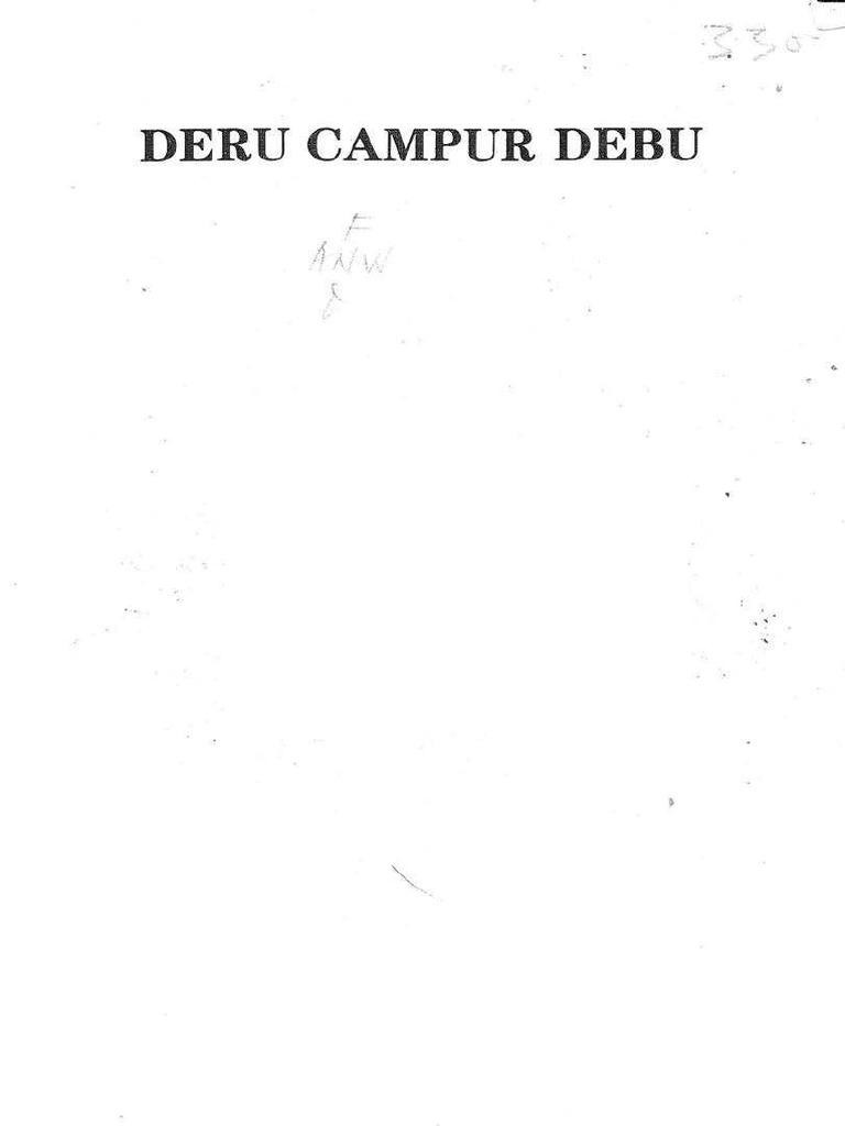 Deru Campur Debu: Puisi Chairil Anwar | PDF | Kajian Bahasa Asing
