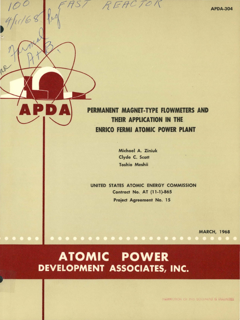 Flow Meter Pdf Flow Measurement Magnet