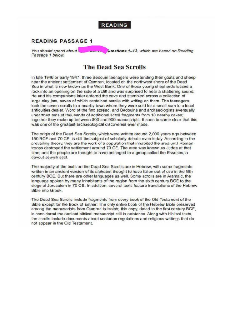Test 2 Reading and Writing | PDF