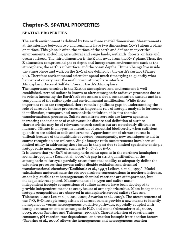 Chapter 3 Earth Environment Pdf Chemical Reactions Earth