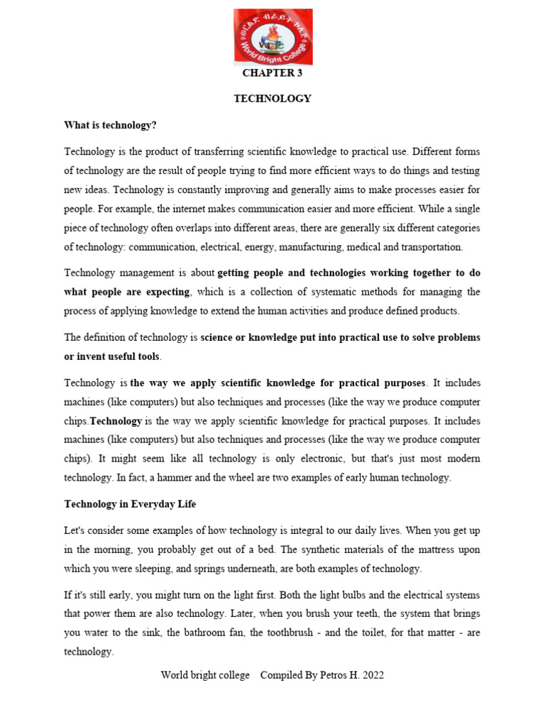 Innovation Chapter 3 Pdf Telephone Internet