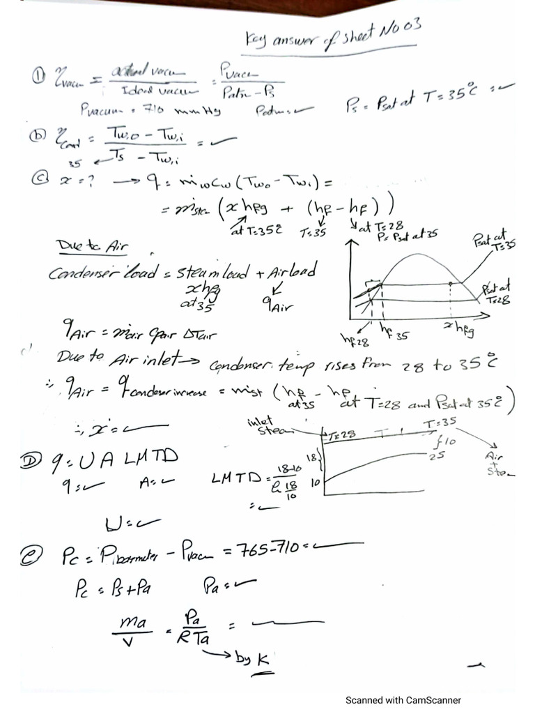 Key Answer of Sheet 03 Problem 01 | PDF