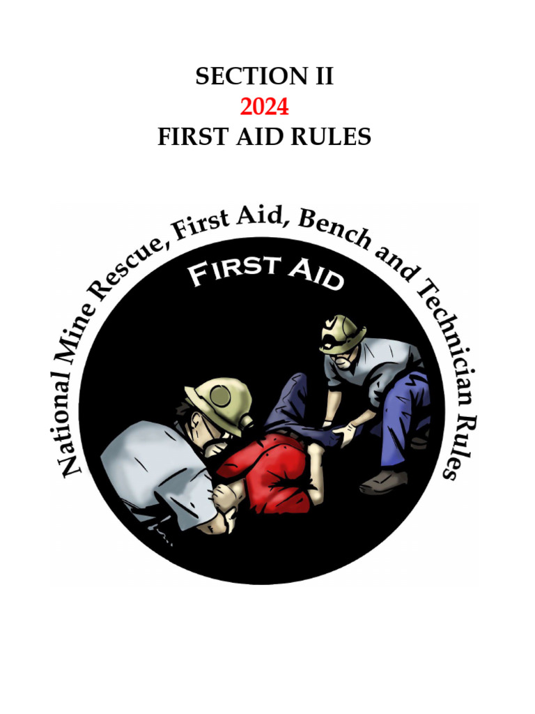 2024 First Aid Rules - Redline | PDF | Cardiopulmonary Resuscitation ...