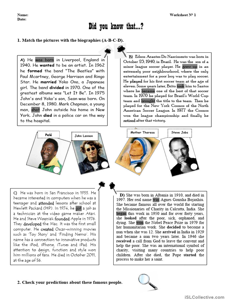 Biography visual data 8