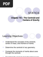 CHAPTER 7 and 8 Centroids and Inertia