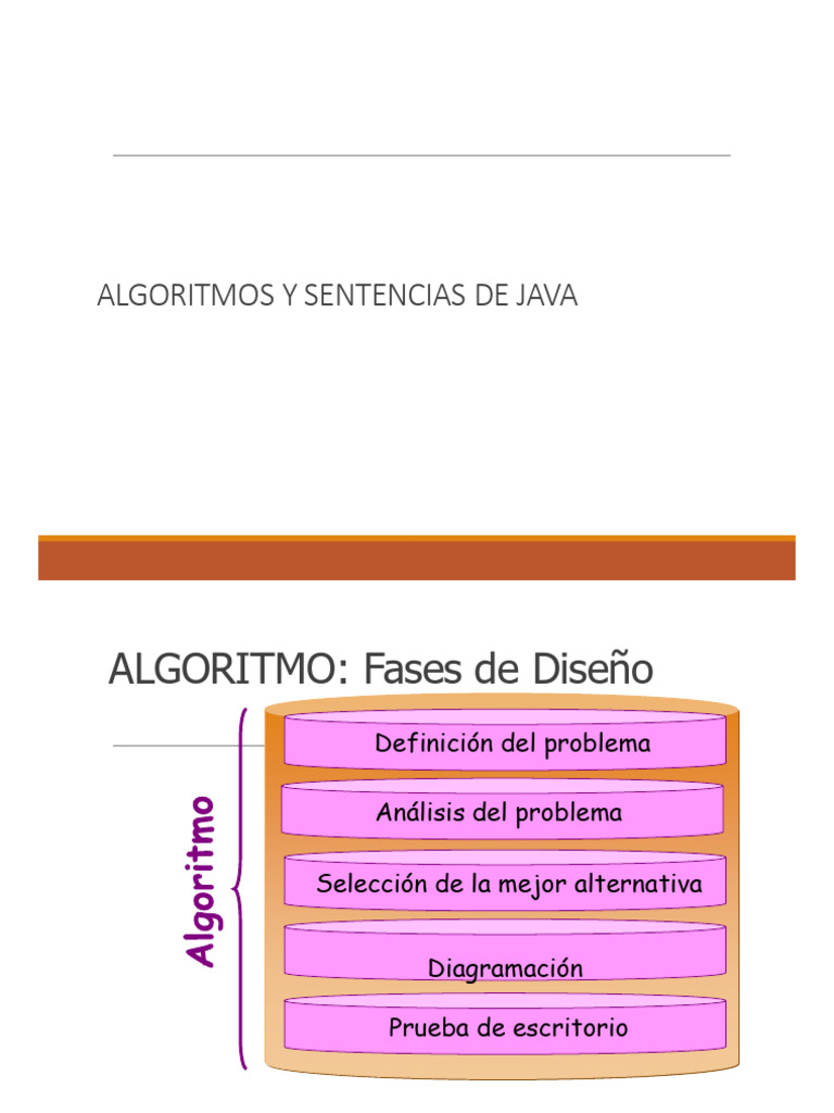 POO 03-1 Algoritmos y Sentencias | PDF | Algoritmos | Java (lenguaje de ...