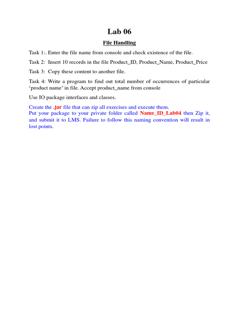 Lab 06 | PDF | Computers