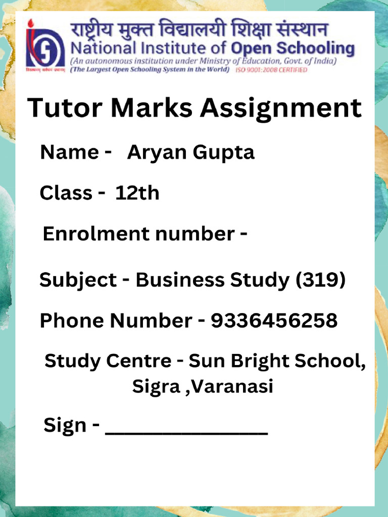 Business Study | PDF