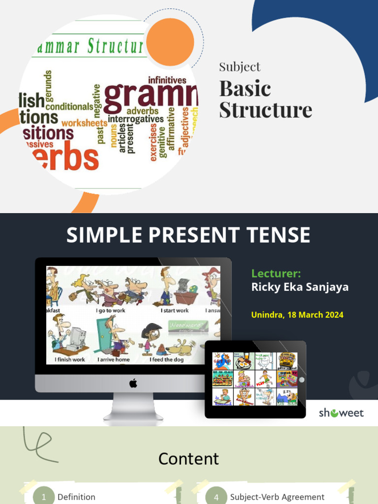 Simple Present Tense Download Free Pdf Verb Subject Grammar
