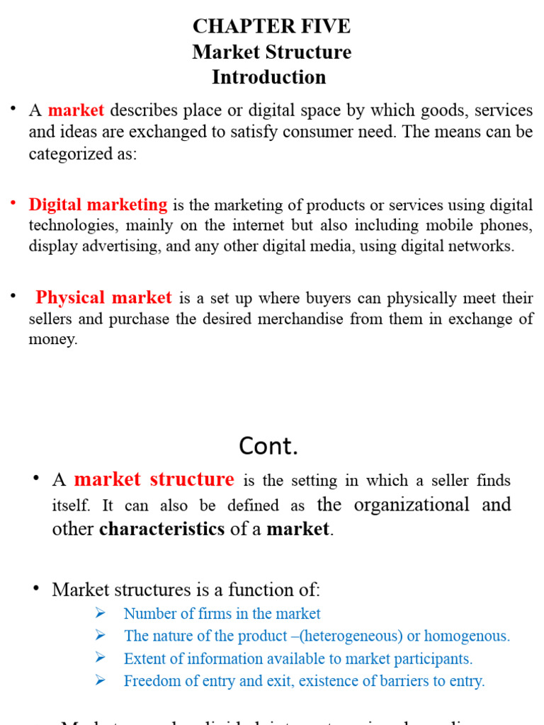 Understanding Market Structures and Equilibrium | PDF | Supply ...
