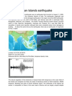 2009 Andaman Islands Earthquake