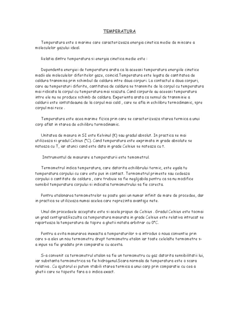 Temperatura
