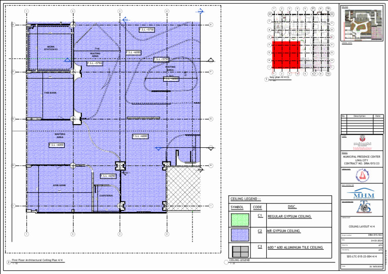 Ceiling Layout 44-SDS-LTC-015-23-004 44 | PDF