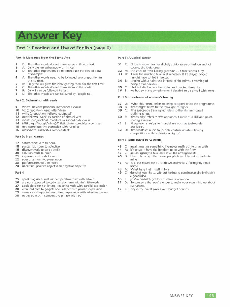 Practice Test Plus 2 | PDF | Verb | Adjective