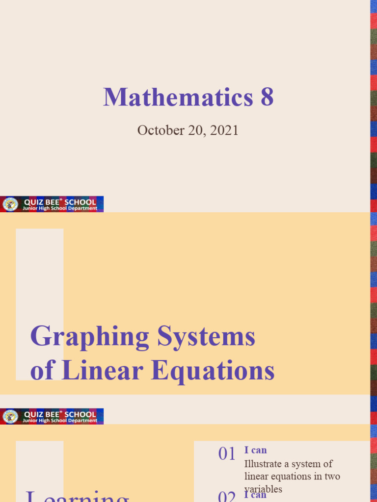 Graphing Linear Equations Guide | PDF