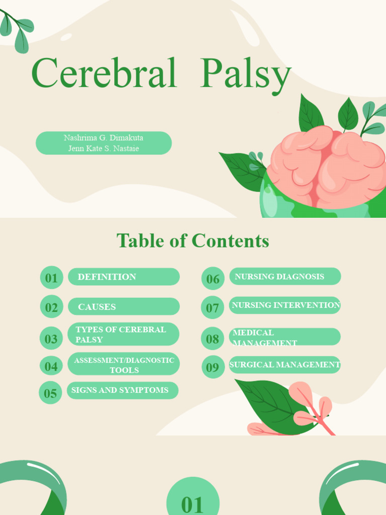Cerebrals Palsy PDF Cerebral Palsy Urinary Incontinence
