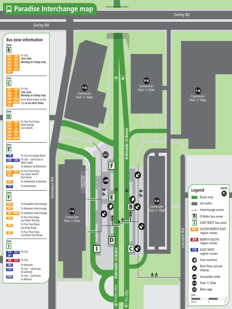 Paradise Interchange Bus Routes Map | PDF | Bus Transport | Public ...