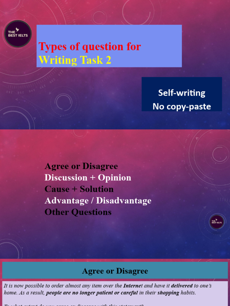 Writing Task 2 Question Types Guide | PDF | News