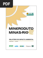RIMA Mineroduto Minas-Rio