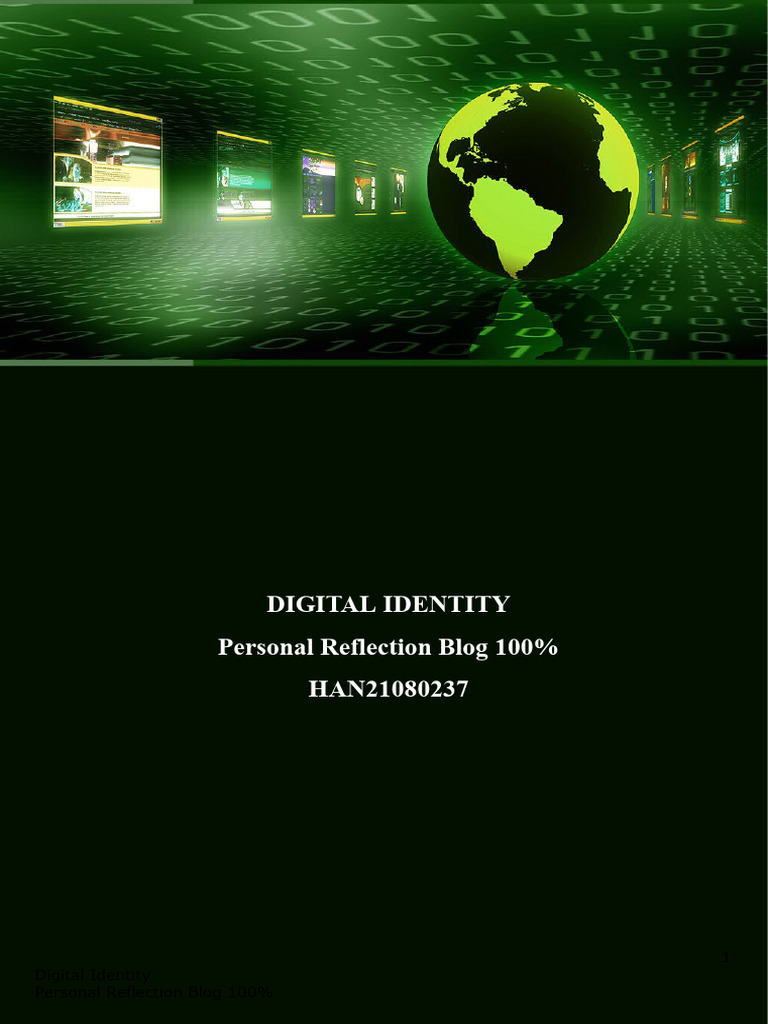 Digital Identity Pdf Search Engine Optimization Linked In