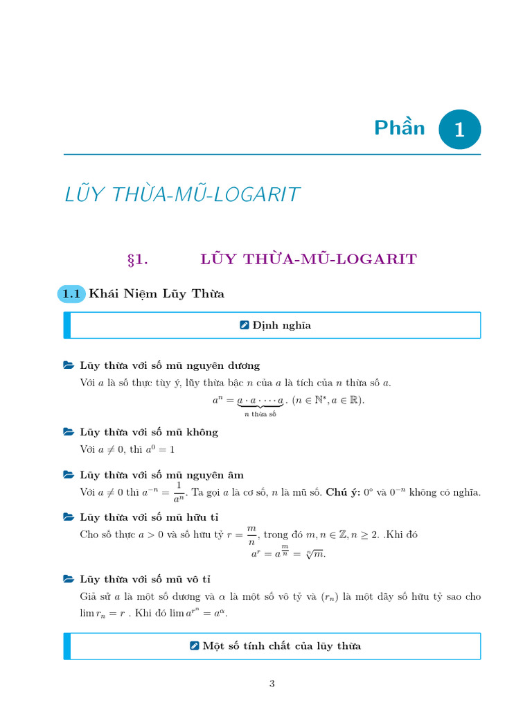Tom tat ly thuyet va trac nghiem luy thua mu logarit pdf