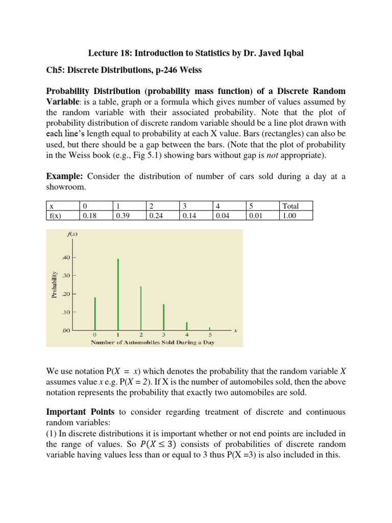 Discrete Probability Distributions Explained | PDF | Probability ...