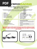 Download 8th Gen Shifter Cables Install Guide by Hybrid Racing SN74047957 doc pdf