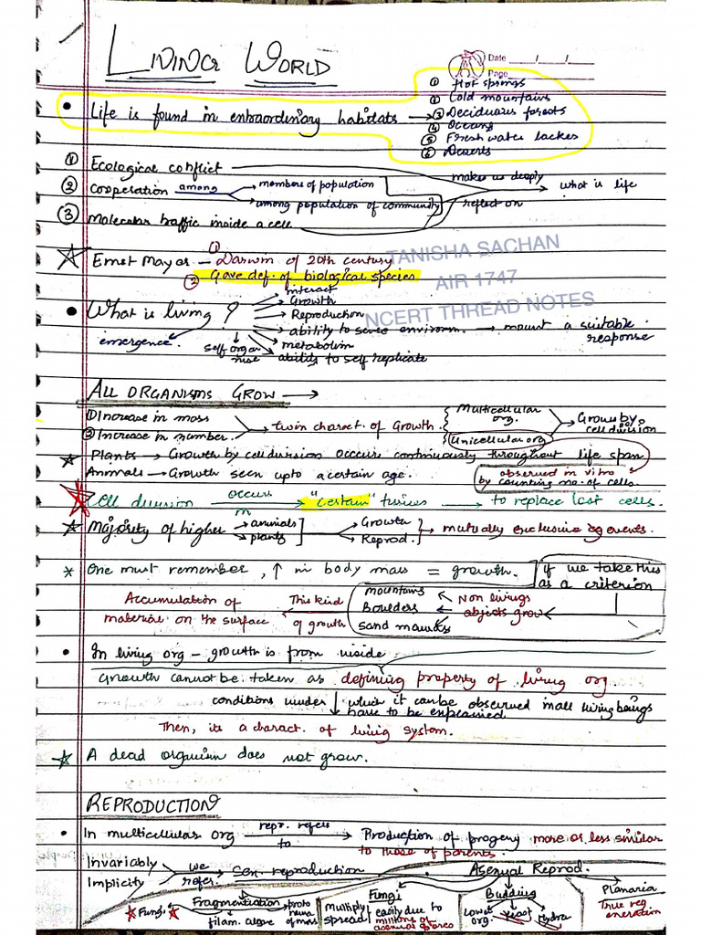 Living Word Ncert Thread Notes | PDF