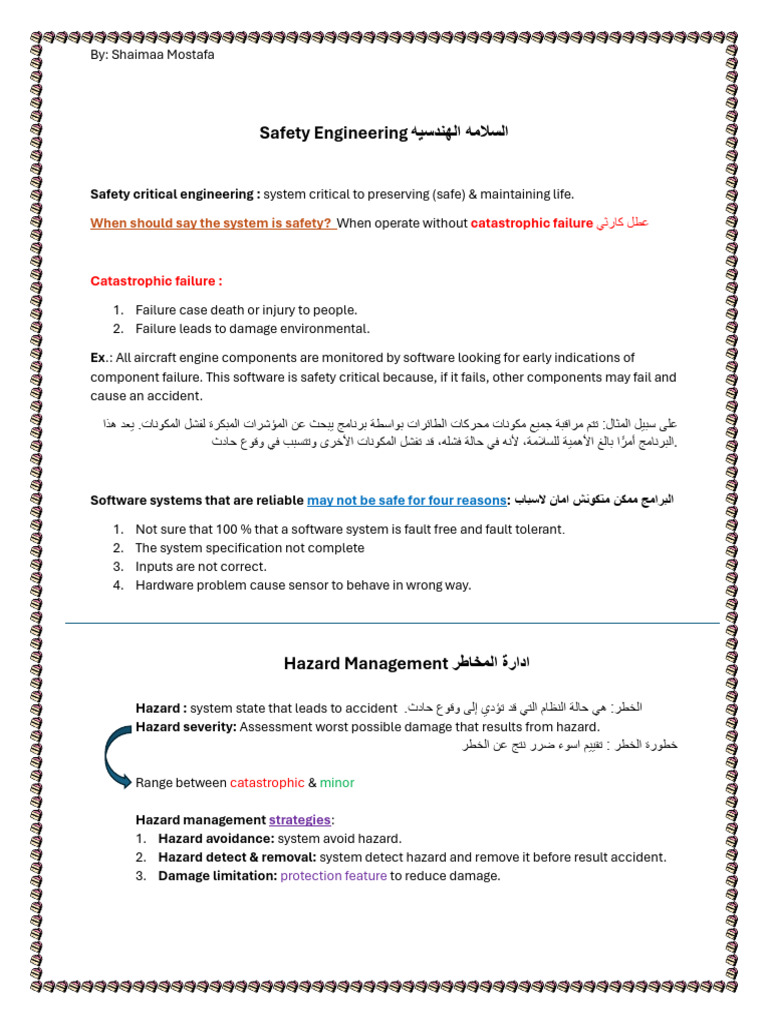 Safety Engineering and Hazard Management | PDF | Hazards | Safety