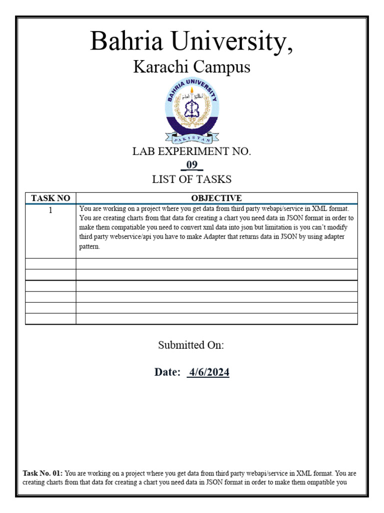 XML to JSON Adapter Pattern Example | PDF | Teaching Methods ...